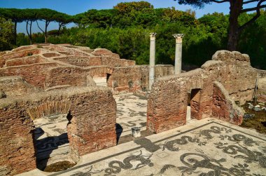 Ostia Antica - Ancient city of the Roman Empire - Italy clipart