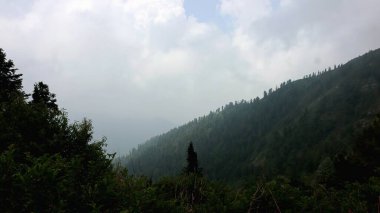 Dağlarda dağları olan güzel bir manzara.