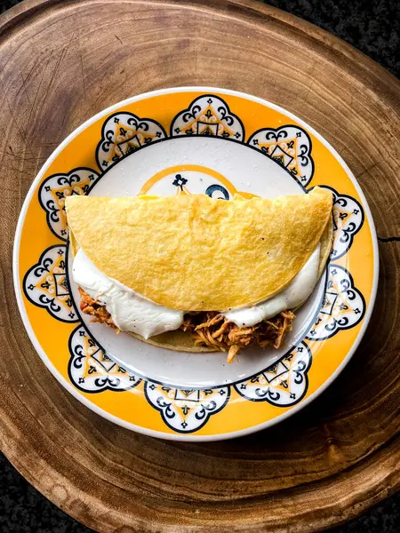 Brezilya Tapioca Krep Krepi Tavuk ve Krem Peynirli