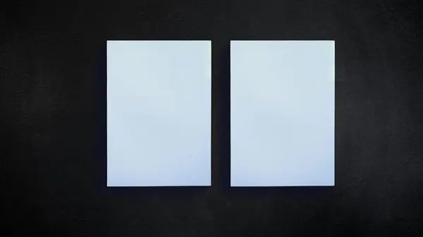 Boş Kağıt Gerçek Doku ile Ham Fotoğraf Gerçekçi Kırtasiyesi