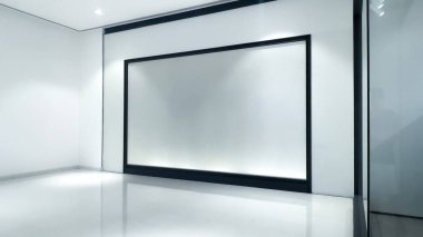 Alışveriş Merkezi Minimalist Arkaplanı Billboard Reklamları