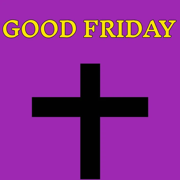 Good Friday, illustration of Jesus Christ Cross.