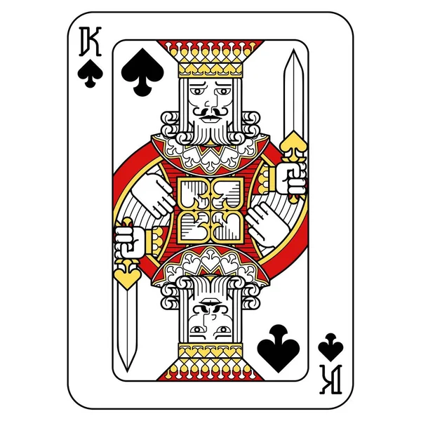Playing cards illustration isolated on white background