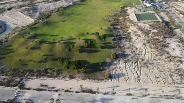 Dron Góry Dół Widok Lotu Ptaka Pokazuje Vistabella Golf Osiedla — Wideo stockowe