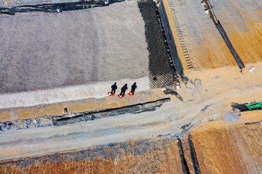 Sanayi ve madencilikte jeosentetiğin kurulum süreci