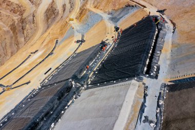 Sanayi ve madencilikte jeosentetiğin kurulum süreci