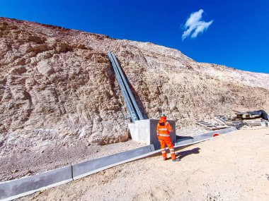 Beton kanallar ve HDPE boru hatlarının inşası