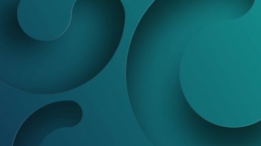 Abstract 3d circles render the background. Motion texture concept for business presentation. Seamless loop. This minimalist abstract background is a seamless loop.