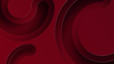 Abstract 3d circles render the background. Motion texture concept for business presentation. Seamless loop. This minimalist abstract background is a seamless loop.