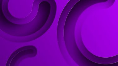 Abstract 3d circles render the background. Motion texture concept for business presentation. Seamless loop. This minimalist abstract background is a seamless loop.