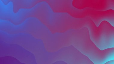 Creative design of 3d background with Neon Colors and Liquid gradients. Neon colors and vibrant gradients animate a seamless loop. Abstract colorful wave backdrop seamless loop.