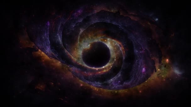 Absztrakt Űrgalaxis Csillagok Csillagképek Futurisztikus Ragyogás Hatása Elvont Háttér — Stock videók