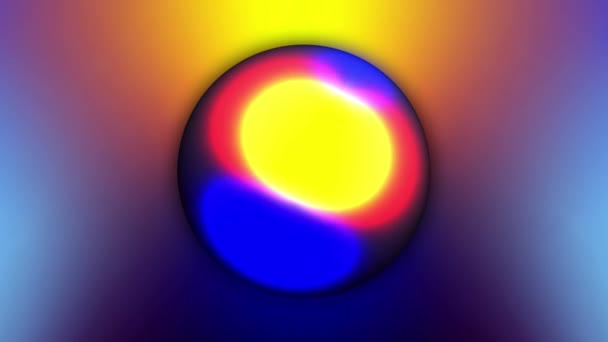 Abstract Background Beautiful Rainbow Colors Gradient Wax Bubbles Metaball Σφαίρες — Αρχείο Βίντεο