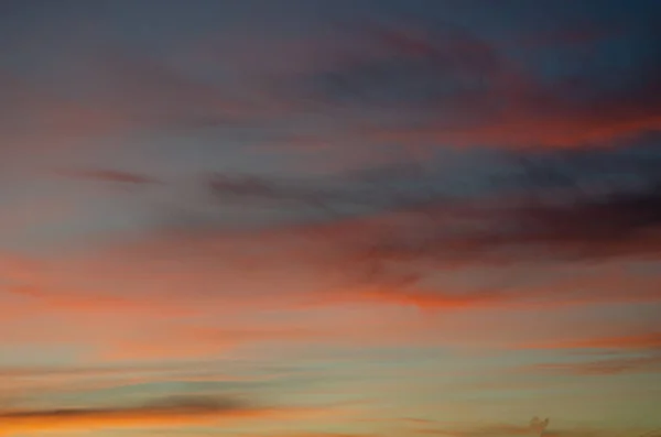 Небо Заходящих Облаках — стоковое фото