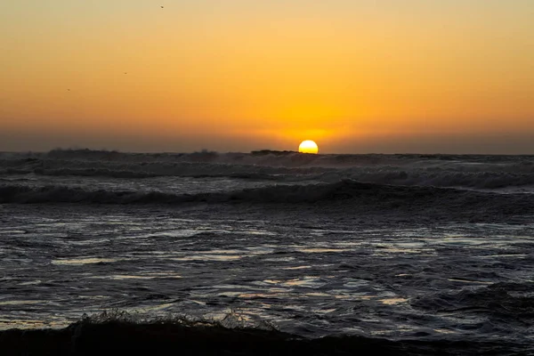 Scenic View Sea Sky Sunset Mendocino California United States Usa — Photo