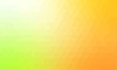 Yeşil turuncu üçgen pürüzsüz desen soyut arkaplan, parlak çokgen kristal mozaik desen arkaplan