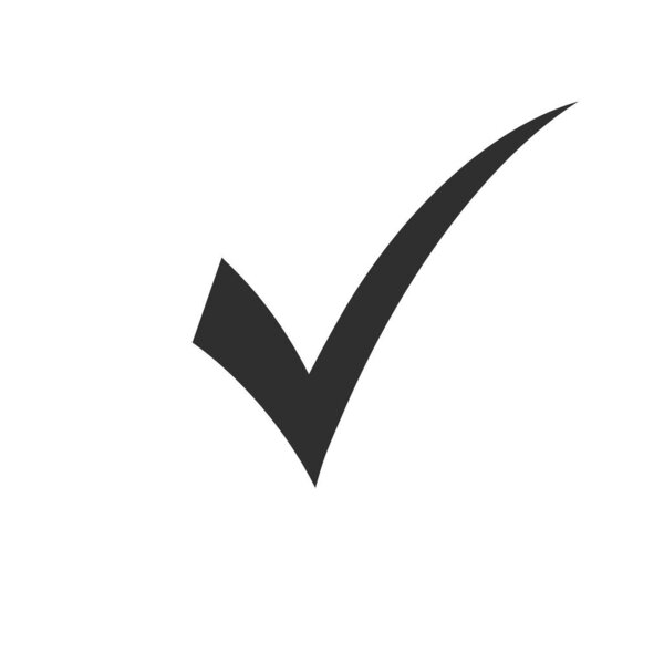 Check mark.Sign Checklist icon