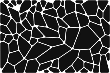 Voronoi soyut arkaplan, doku taş şekil, kırık cam mozaik.