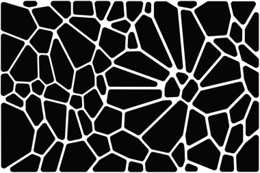 Voronoi soyut arkaplan, doku taş şekil, kırık cam mozaik.