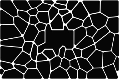 Voronoi, Geometrik desen arkaplan taş temel dizisi oluşturma