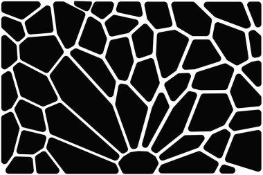 Voronoi, Geometrik desen arkaplan taş temel dizisi oluşturma
