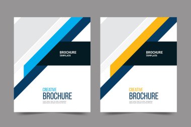 Cover design for annual report and business catalog, magazine, flyer or booklet. Brochure template layout. A4 cover vector