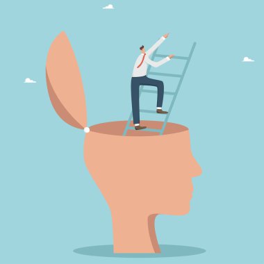 Find a way out of a difficult situation and problems, go beyond, creative thought process, overcome difficulties, plan and see a business development strategy, move according to a given plan.