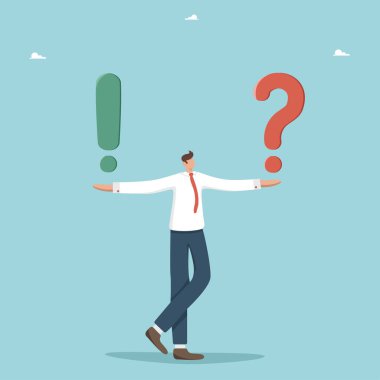 İş problemlerini, soruları ve cevapları çözmek için beyin fırtınası, SSS, sık sık sorular, düşünce süreci ve iş görevlerini çözmek için mantık, el ele tutuşmalar ve soru işaretleri