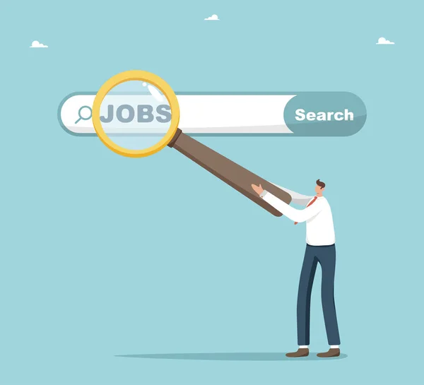 Ψάχνετε Για Μια Νέα Θέση Εργασίας Απασχόλησης Σταδιοδρομία Προώθηση Σκάλα — Διανυσματικό Αρχείο