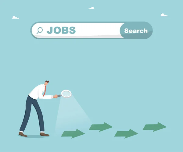 Hledáte Novou Práci Nebo Zaměstnání Kariérní Dráhu Nebo Povýšení Žebříček — Stockový vektor