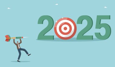 Liderlik vasıfları, gelecek yıl hedeflere ulaşmada büyük başarı, 2025 yılında yüksek sonuçlar elde etmek için zeka veya motivasyon, hedef belirleme, kariyer büyümesi, 2025 yılında ok atma.