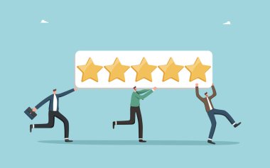 Beş yıldızlı tabelalarla koşan adamlar