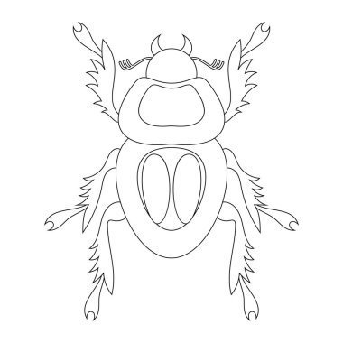 Bok böceğinin boyama kitabı