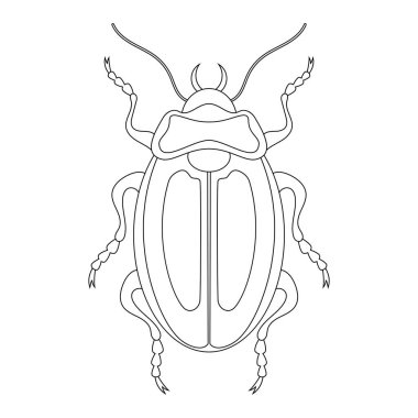 Alev böceğinin boyama kitabı