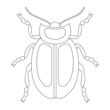 Yaprak böceğinin boyama kitabı