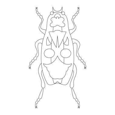 Asker böceğin boyama kitabı