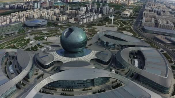 Астана Казахстан Июня 2022 Года Аэровидео Выставки Экспо 2017 Астане — стоковое видео