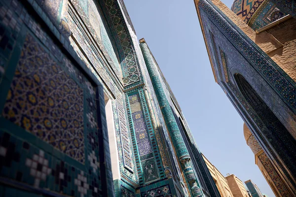Complex Mausoleums Shahi Zinda Samarkand Uzbekistan Stock Image