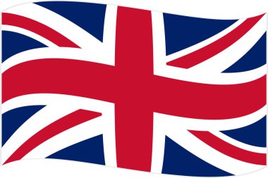 Great Britain Flag Vector Illustration, Perfect for Graphic Design, Web Design, Print clipart