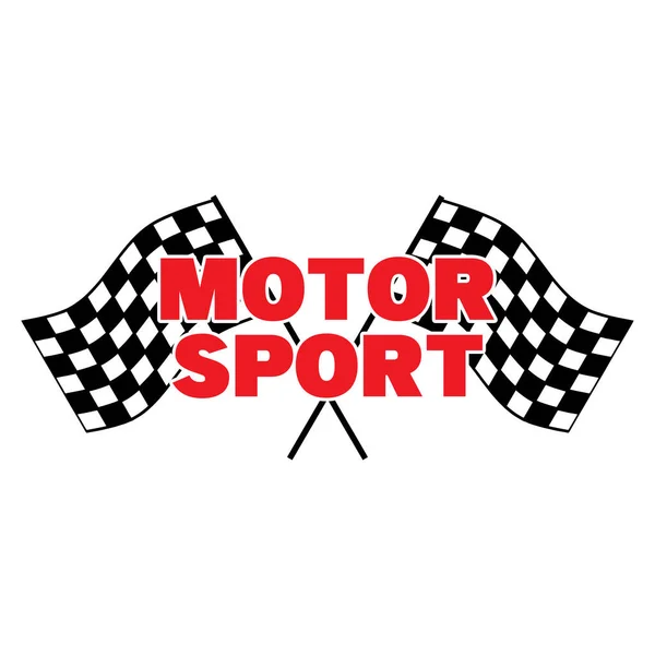 Diseño Banderas Cuadros Motorsport Racing — Foto de Stock