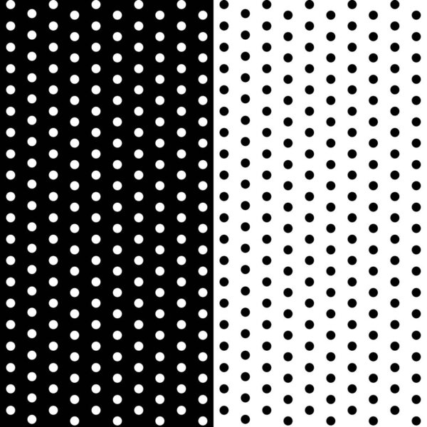 Black And White - Two Tone Spotted Tile Pattern 