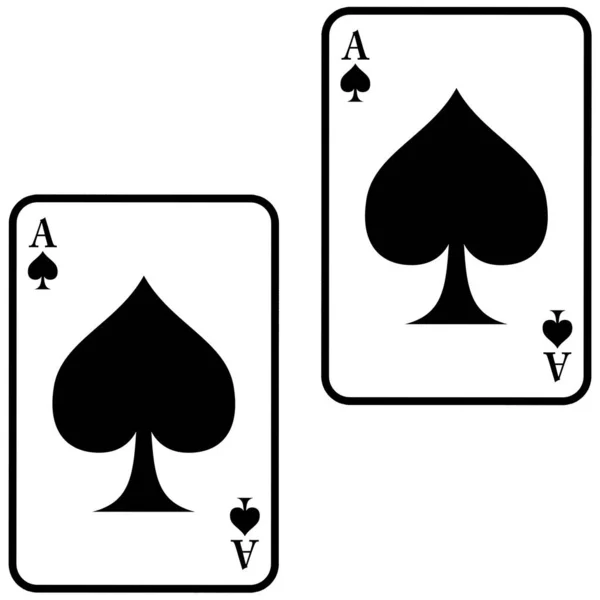 2 Ace Of Spades Playing Cards