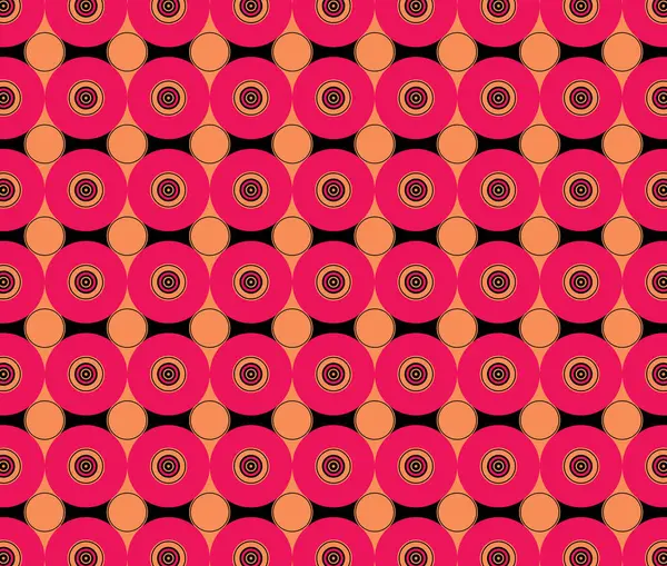 복고풍 칠세기 분홍색과 오렌지 기하학적 로열티 프리 스톡 사진