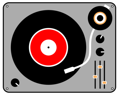 Retro Müzik Vinili Plak Oynatıcı