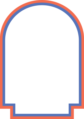 Renkli Retro Png Şeffaf Çerçeve