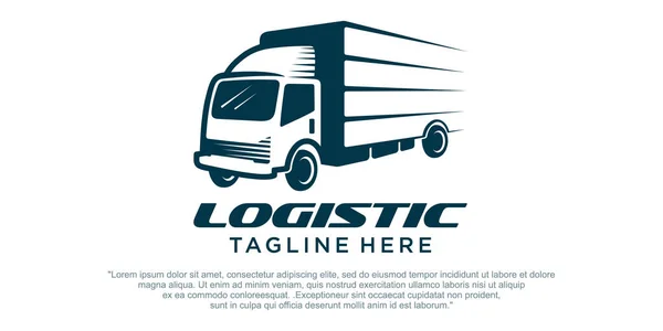 Kreatywne Szablony Projektu Logo Ciężarówki — Wektor stockowy