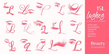 Kirpiklerde K harfi konsepti var.