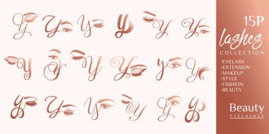 Kirpiklerinde Y harfi var.