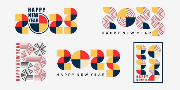 stock vector 2023 Happy New Year logo text design. 2023 number design template collection . vector illustration.