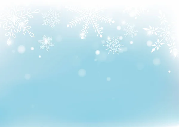 Christmas New Years Blur Bokeh Light Background Vector Illustration —  Vetores de Stock